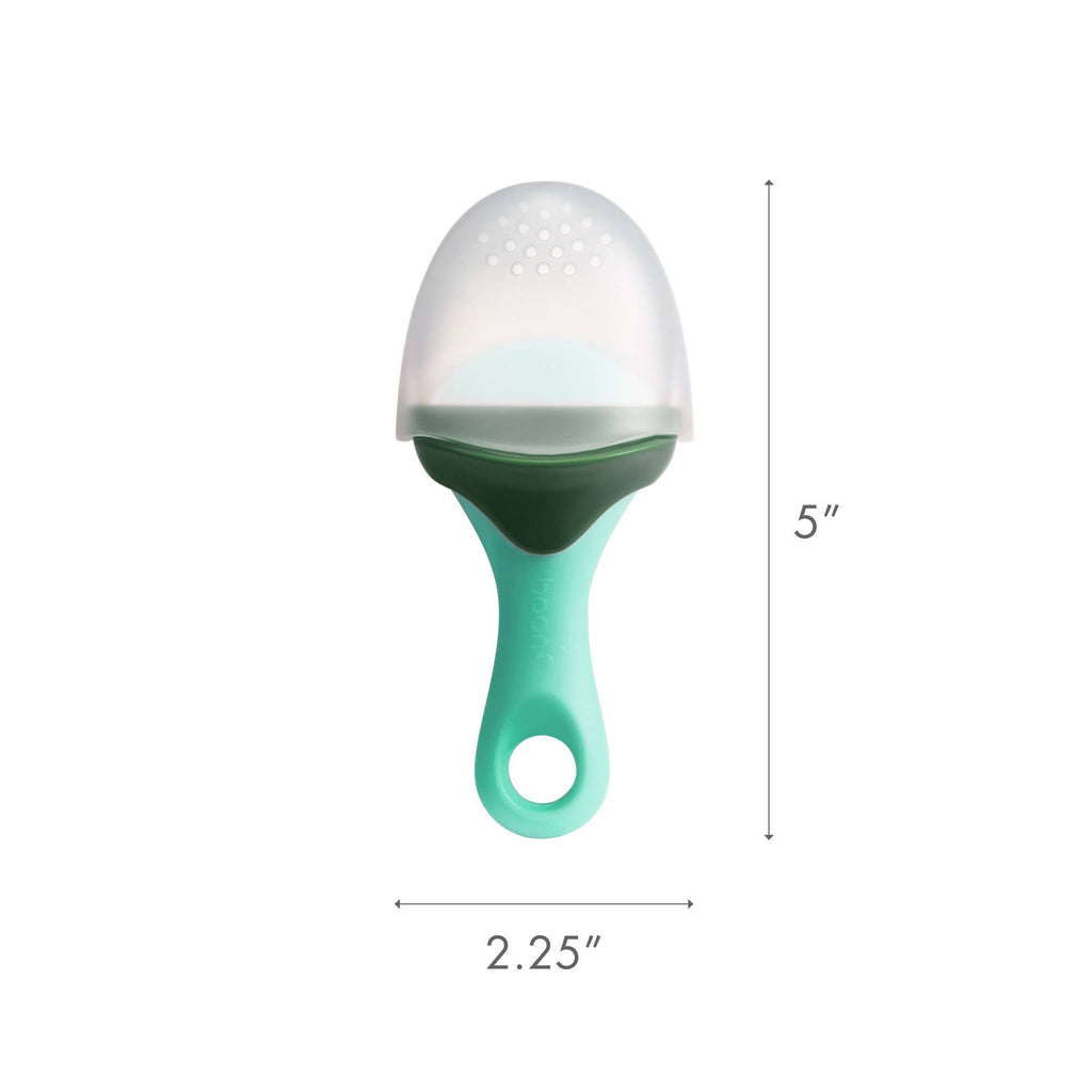 TOMY Boon Pulp Silicone Baby Fruit Feeder Green / Mint