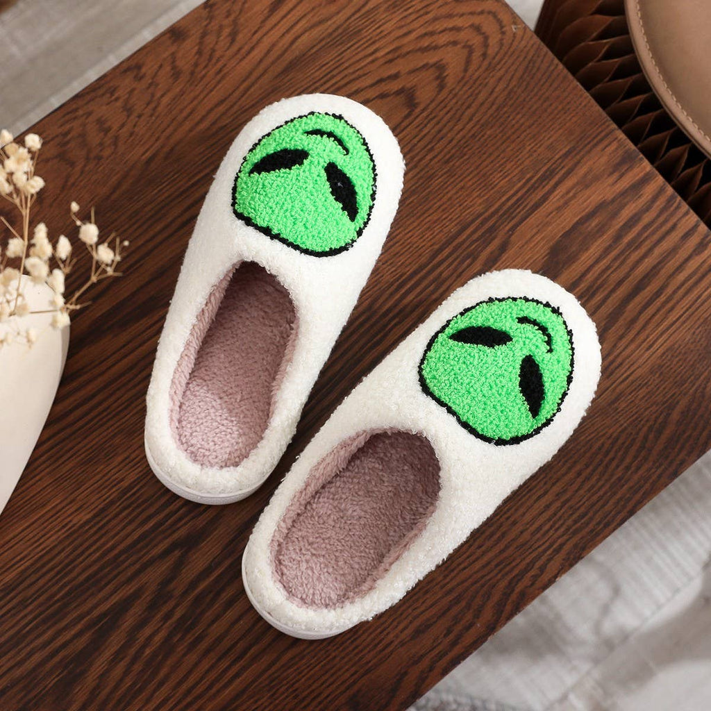 Alien Plush Slippers