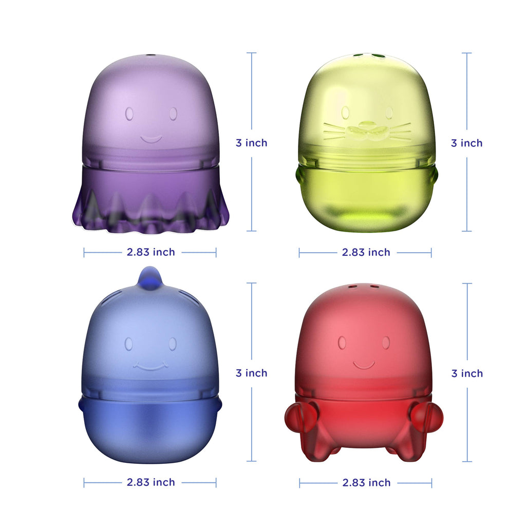 Translucent Interchangeable Bath Toys