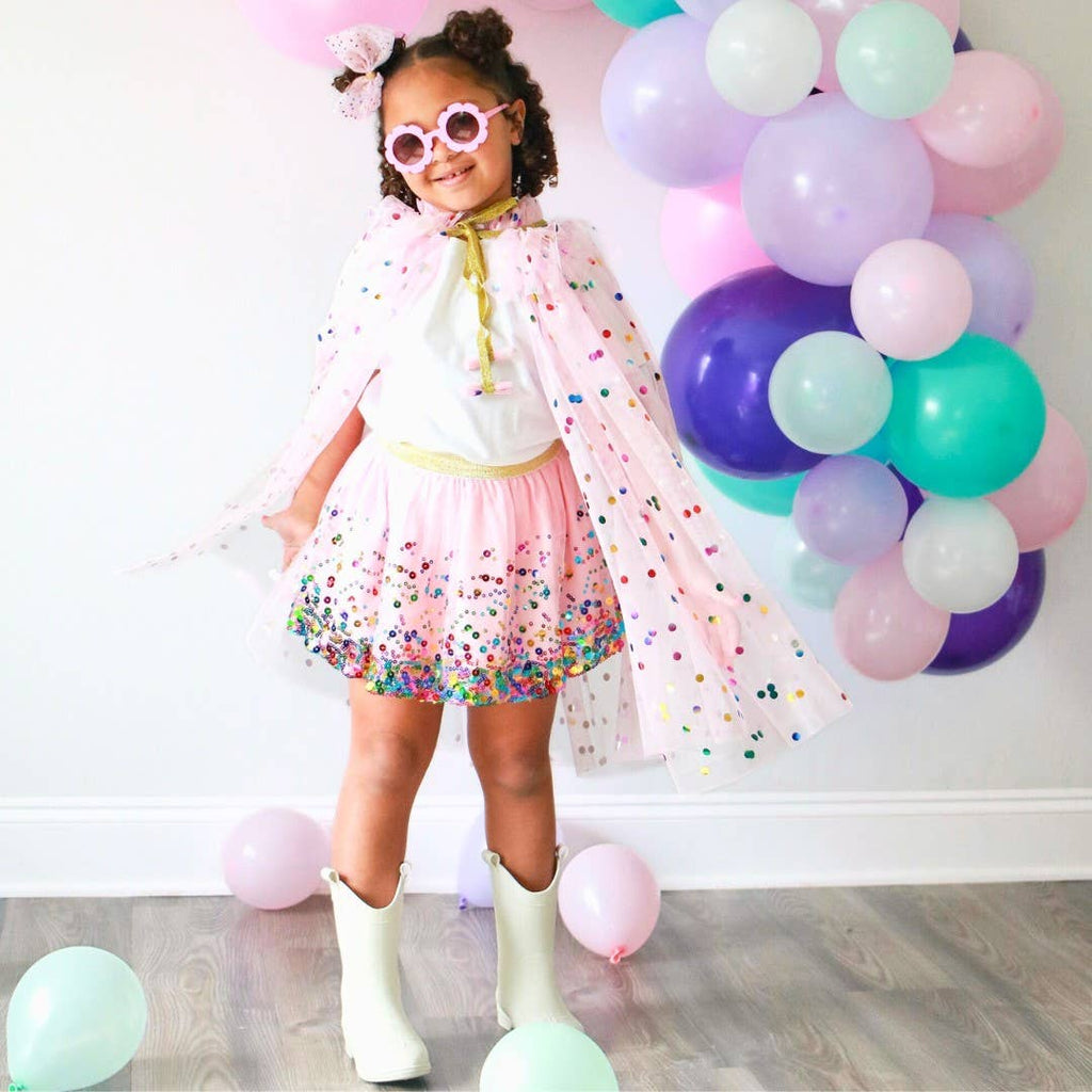 Pink Confetti Tutu - Dress Up Skirt - Kids Tutu