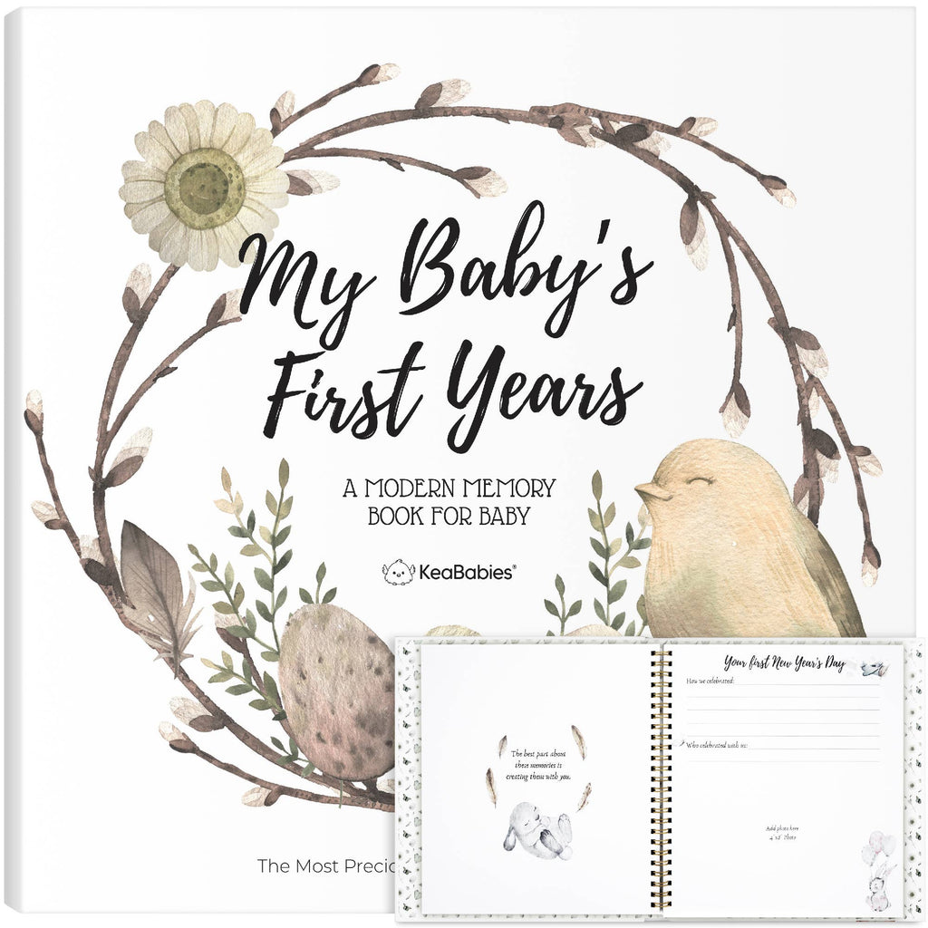 KeaBabies Baby First Years Memory Book: WonderLand