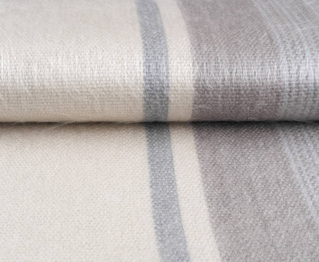 Alpaca Throw | Silver Birch