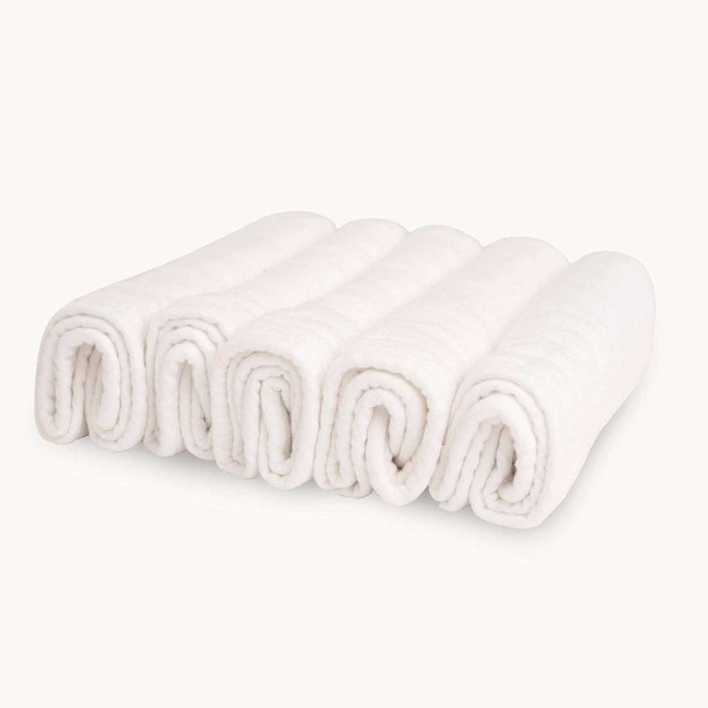 Ultra Soft Muslin Washcloth 5pk