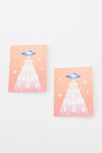 UFO Thank You Card