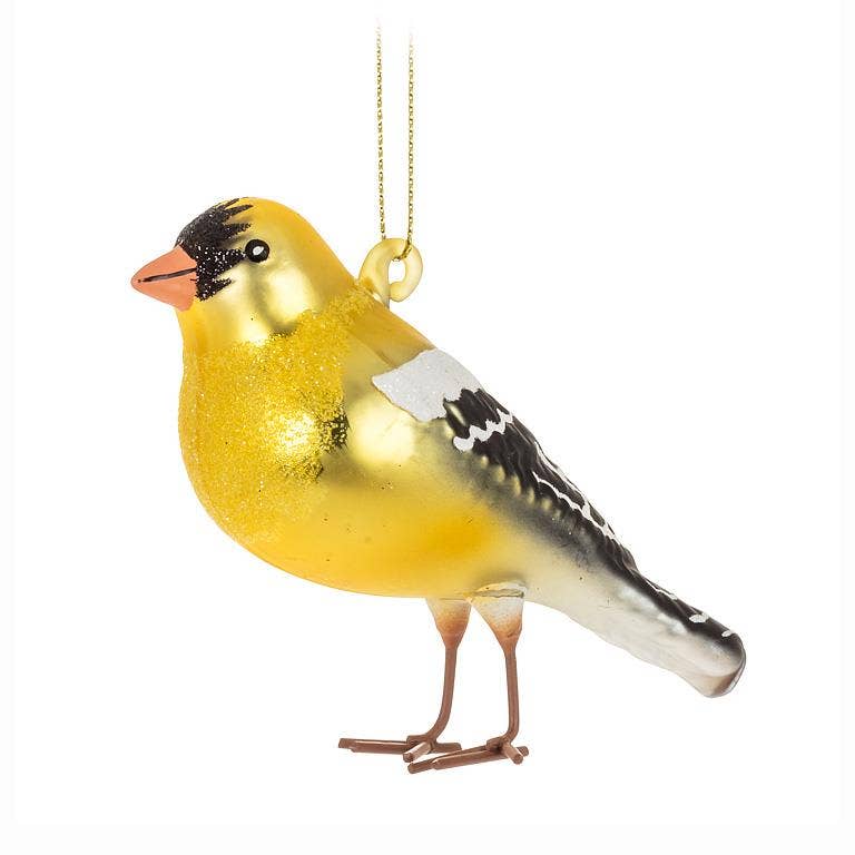 Goldfinch Holiday Ornament