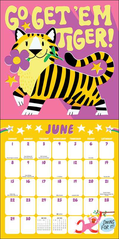 Hello!Lucky All in Good Pun 2025 Wall Calendar by Hello!Lucky