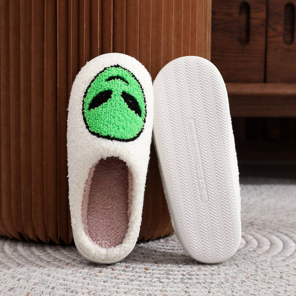 Alien Plush Slippers