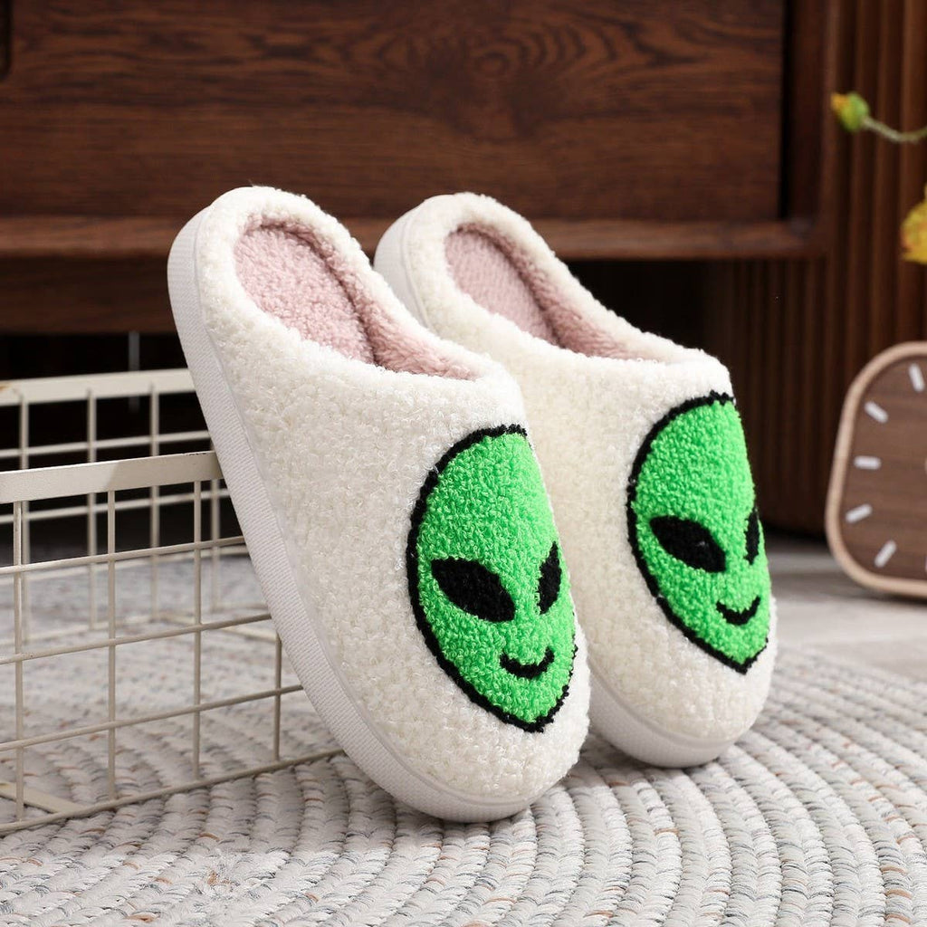 Alien Plush Slippers