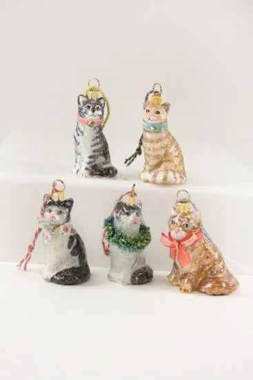 Assorted Kitten Holiday Ornament - sold individually