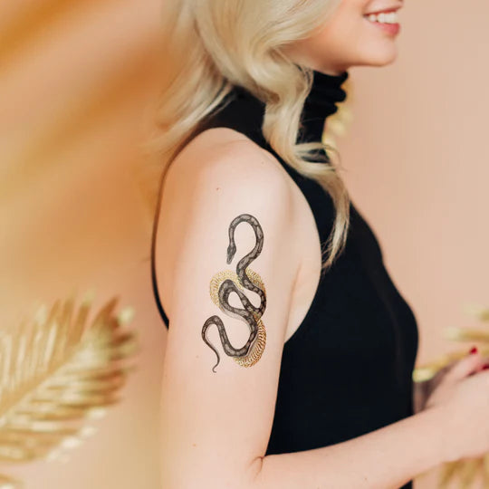 Shimmering Serpent Tattoo