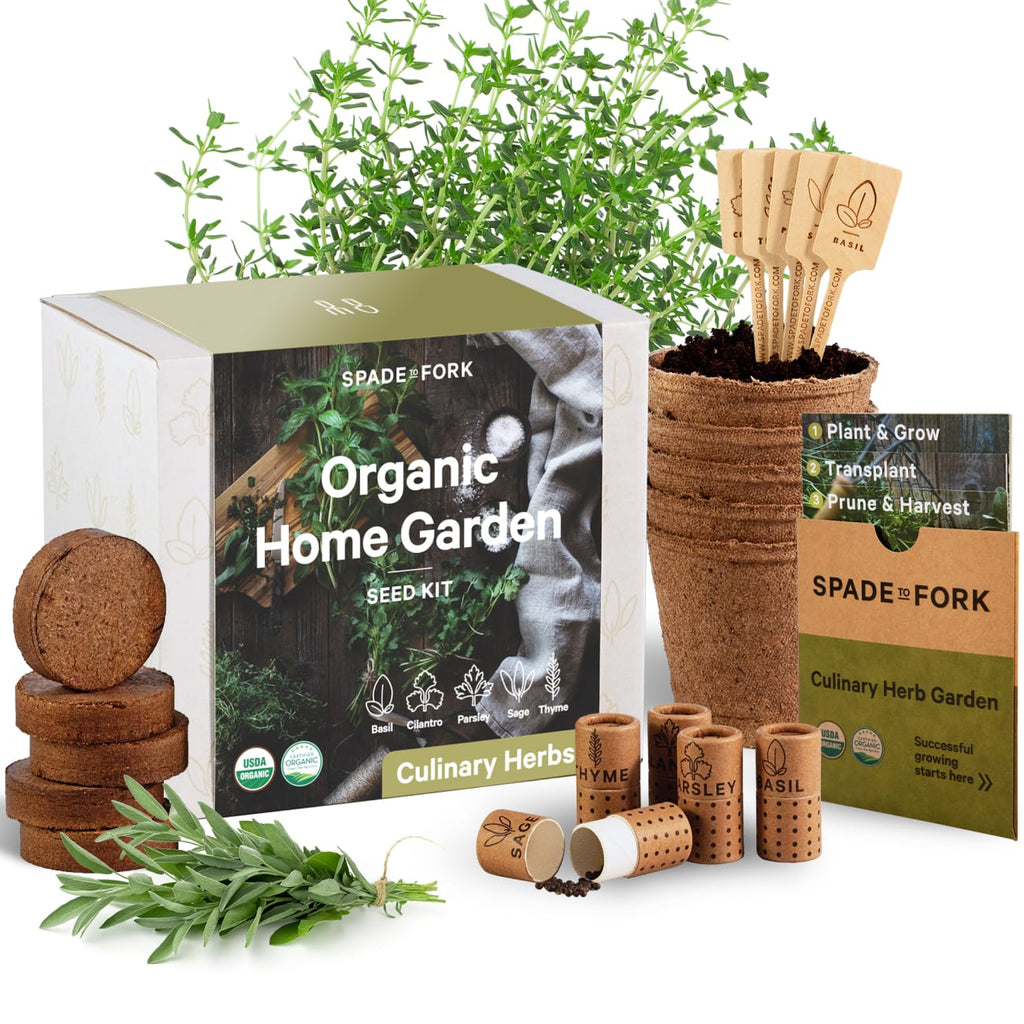 Organic Culinary Herb Garden Kit