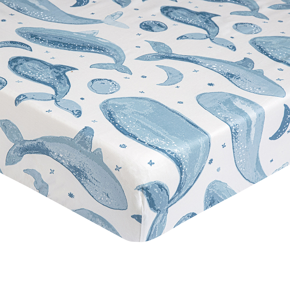 Caspian Crib Sheet (Whale)