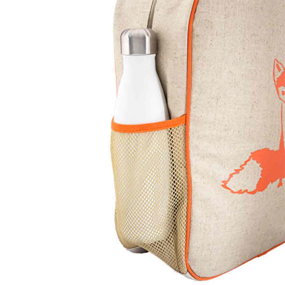 Orange Fox Backpack Grade School Backpack