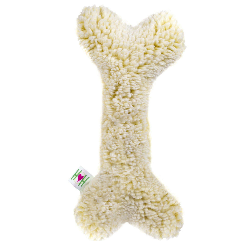 HuggleFleece® 2' Bone Plush Dog Toy