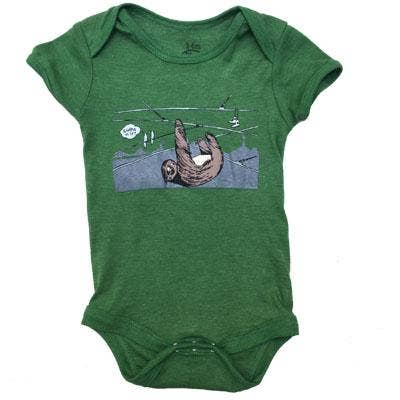 Green Sloths In SF Bodysuit Onesie