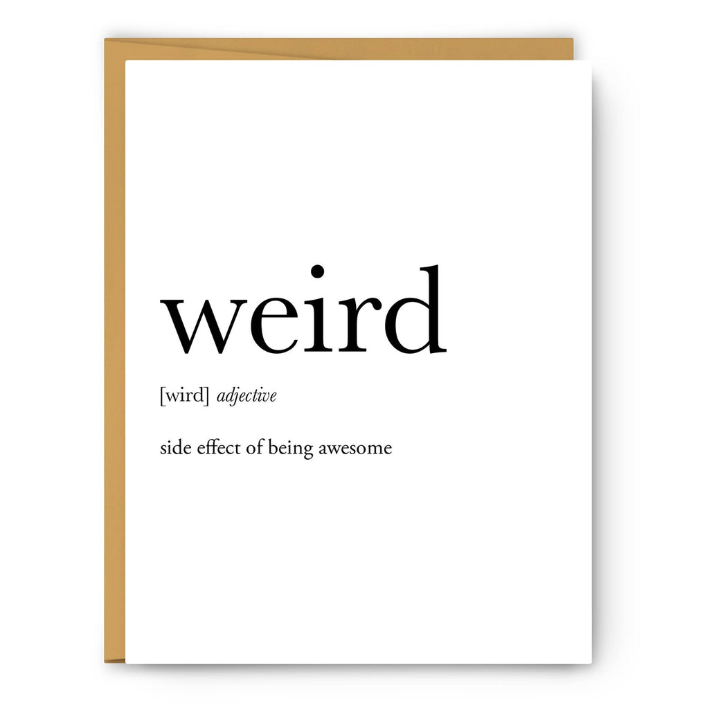 Weird Definition - Everyday Card