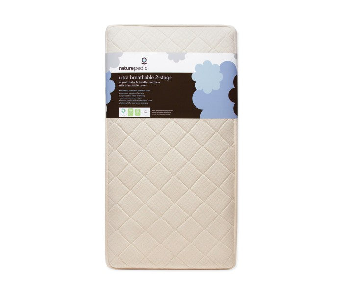 Ultra Breathable 2-Stage Organic Crib Mattress