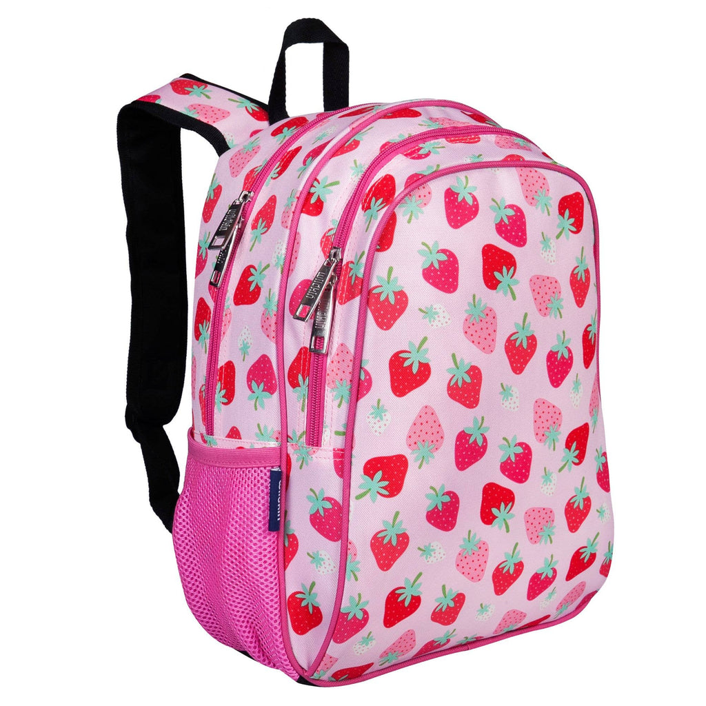 Strawberry Patch 15 Inch Backpack