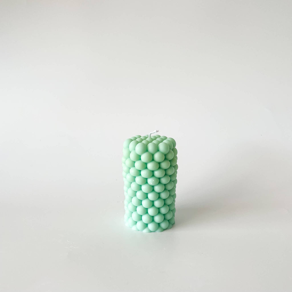 Bubbly Pillar Candle