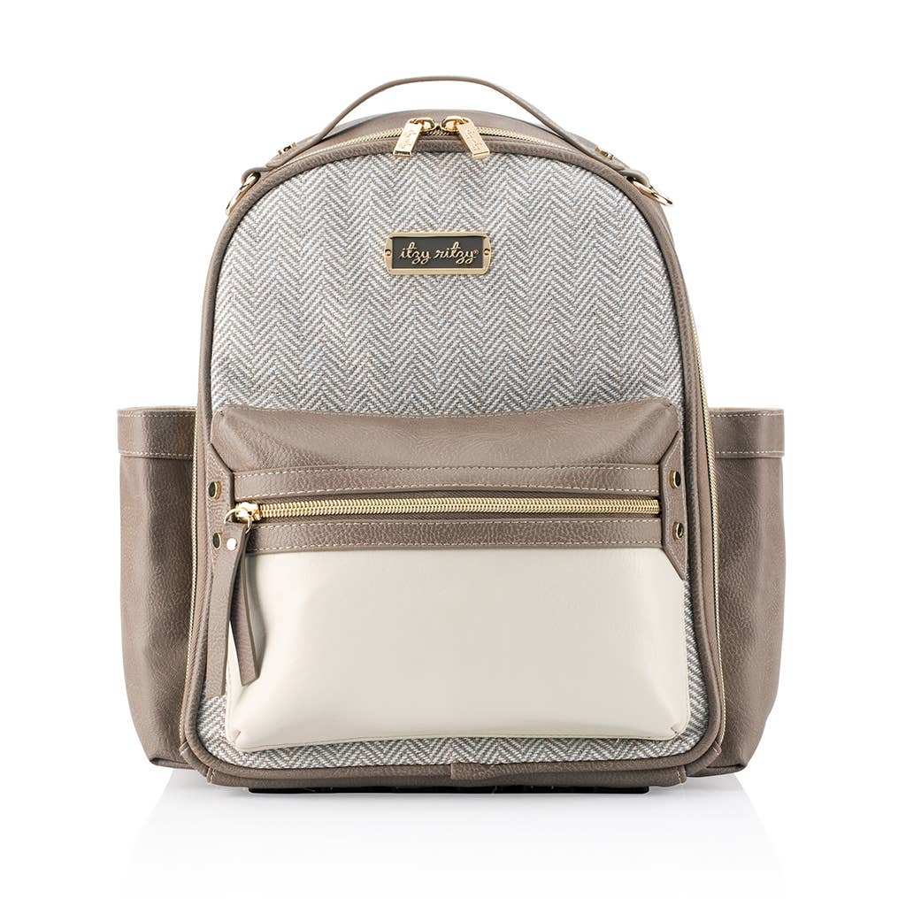 Vanilla Latte Itzy Mini™ Diaper Bag Backpack