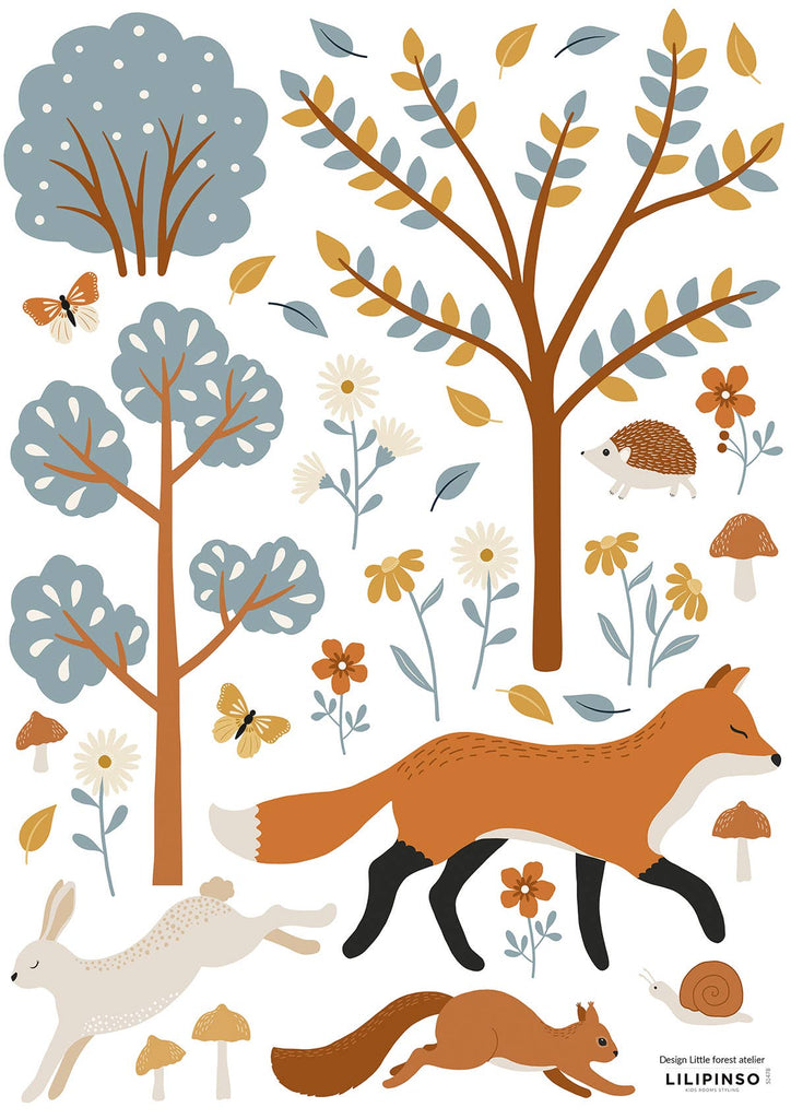 Woodland Animals & Fox Wall Decals