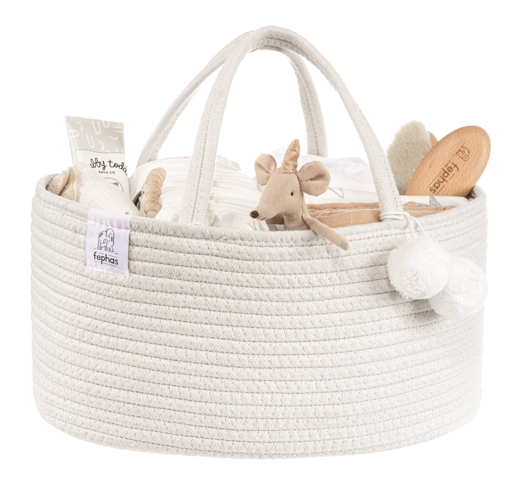 Diaper Caddy - Cotton Rope