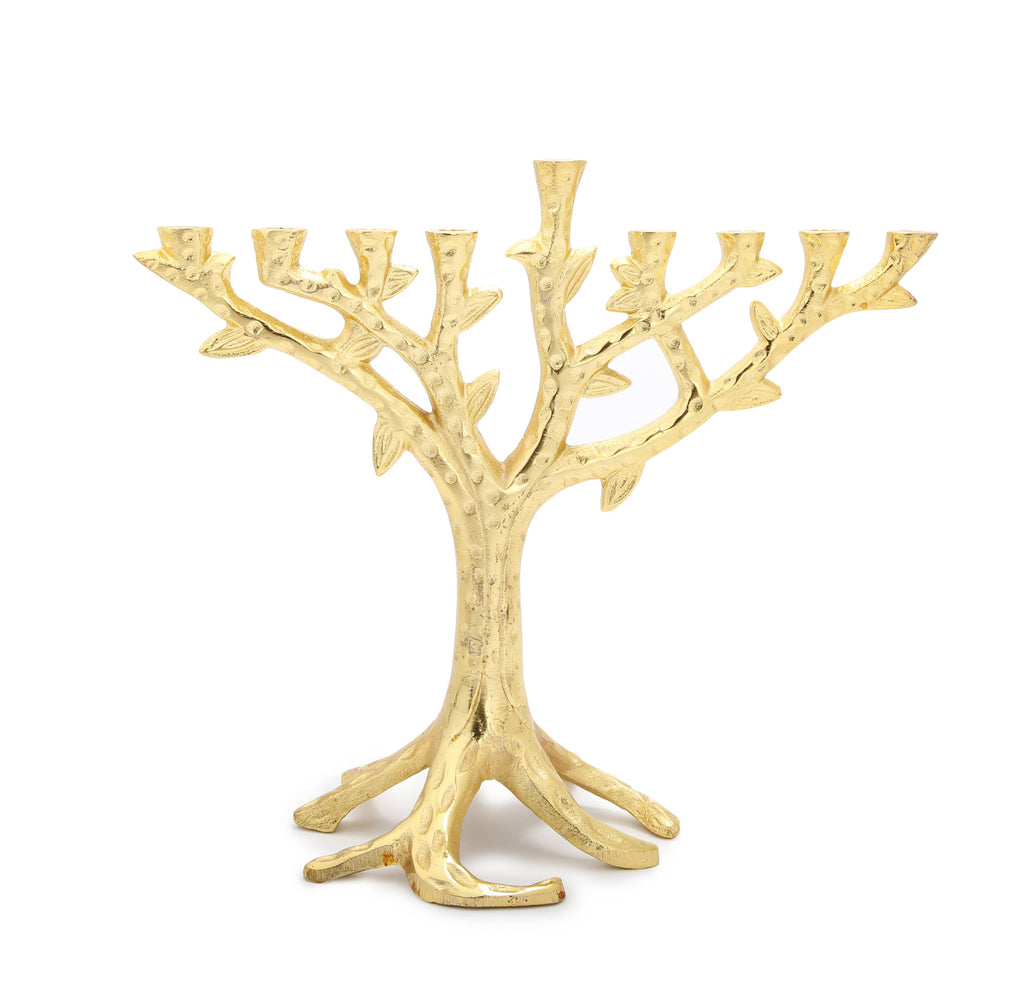 Gold Branch Menorah