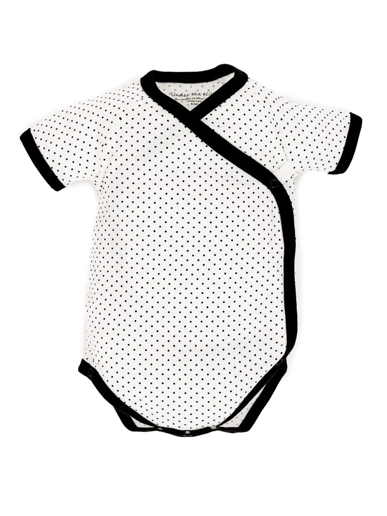 Organic SS Side Snap Bodysuit - Polka Dot