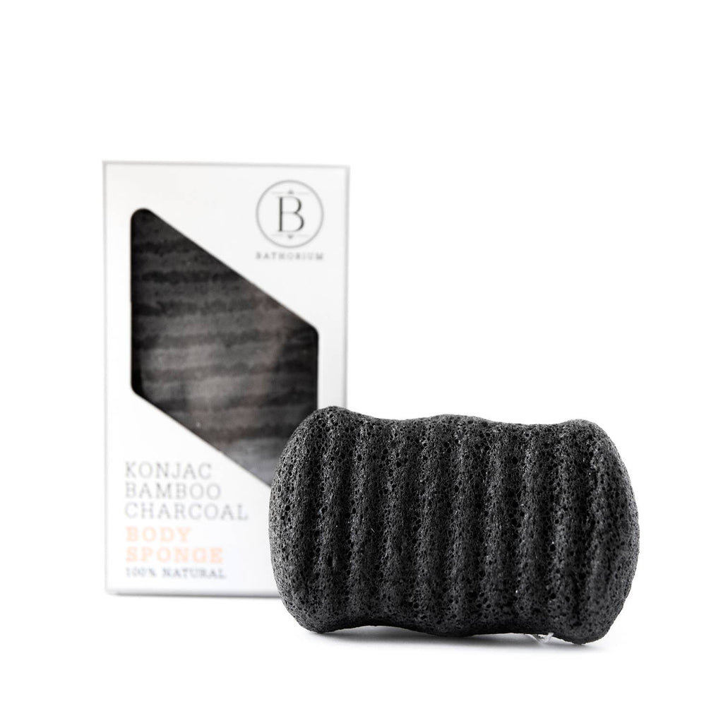 Konjac Bamboo Charcoal Body Sponge