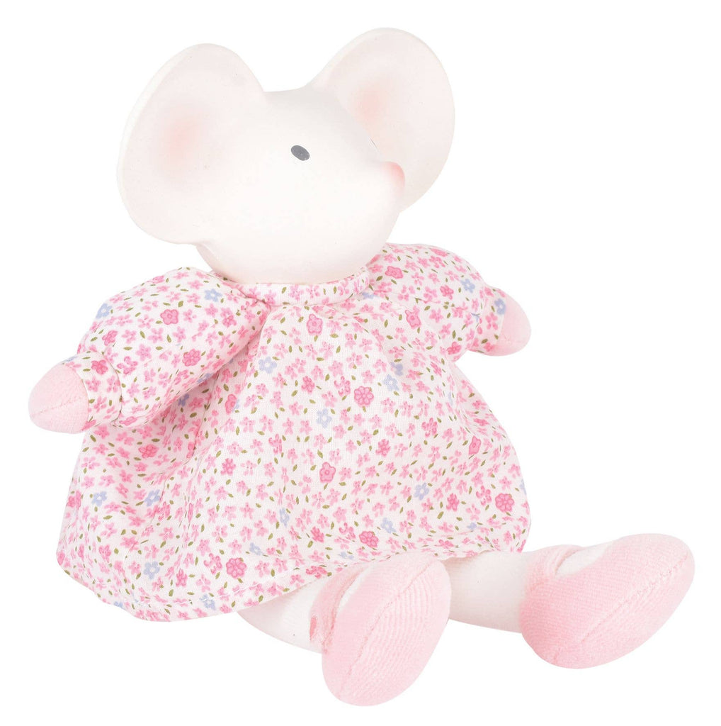 Meiya the Mouse - Rubber Head Toy in Pink Dress