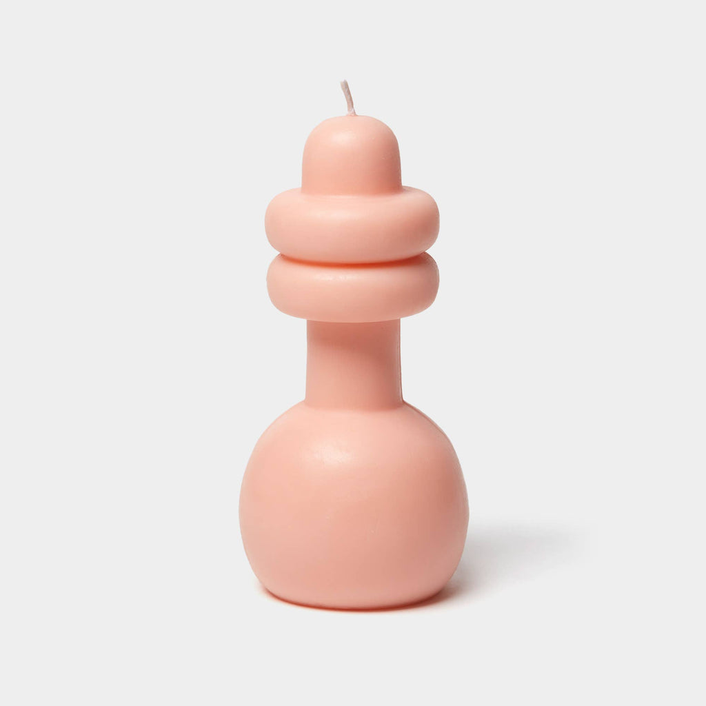 Spindle Candle Bub - Rose