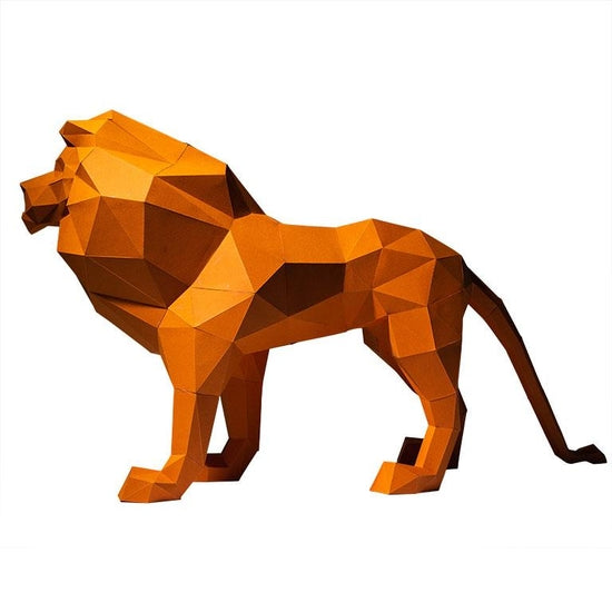 Standing Lion 3D Model