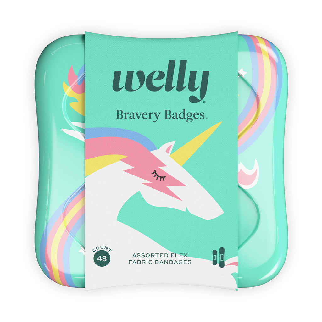 Bravery Badges - ASSORTED UNICORN FLEX FABRIC BANDAGES