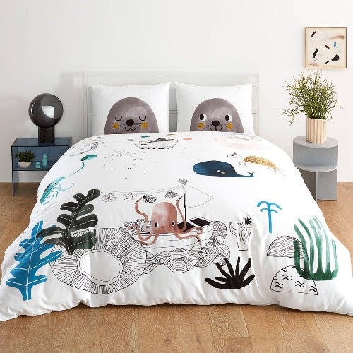 Kids Bedding Set: Underwater Love