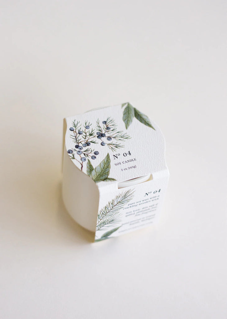 No. 04 Ceramic Botanical Candle