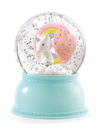 Unicorn Snow Globe Ball Night Light