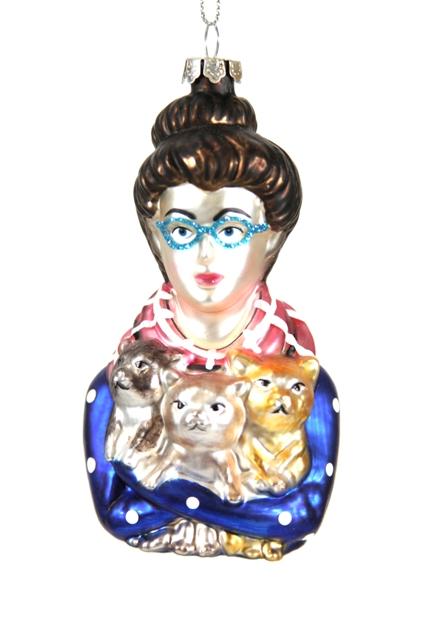 Crazy Cat Lady Holiday Ornament