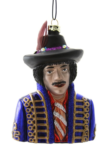 Jimi Hendrix Christmas Ornament