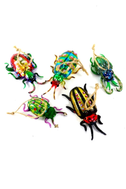 Forest Floor Bug Holiday Ornaments