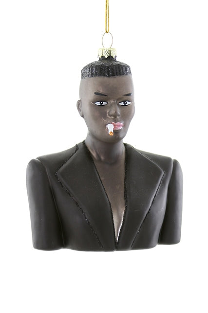 Grace Jones Christmas Ornament