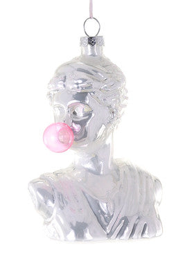 Artemis Blowing a Bubble Holiday Ornament