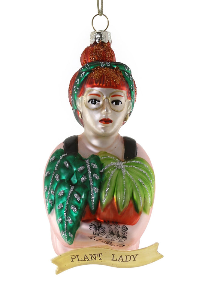 Plant Lady Christmas Ornament