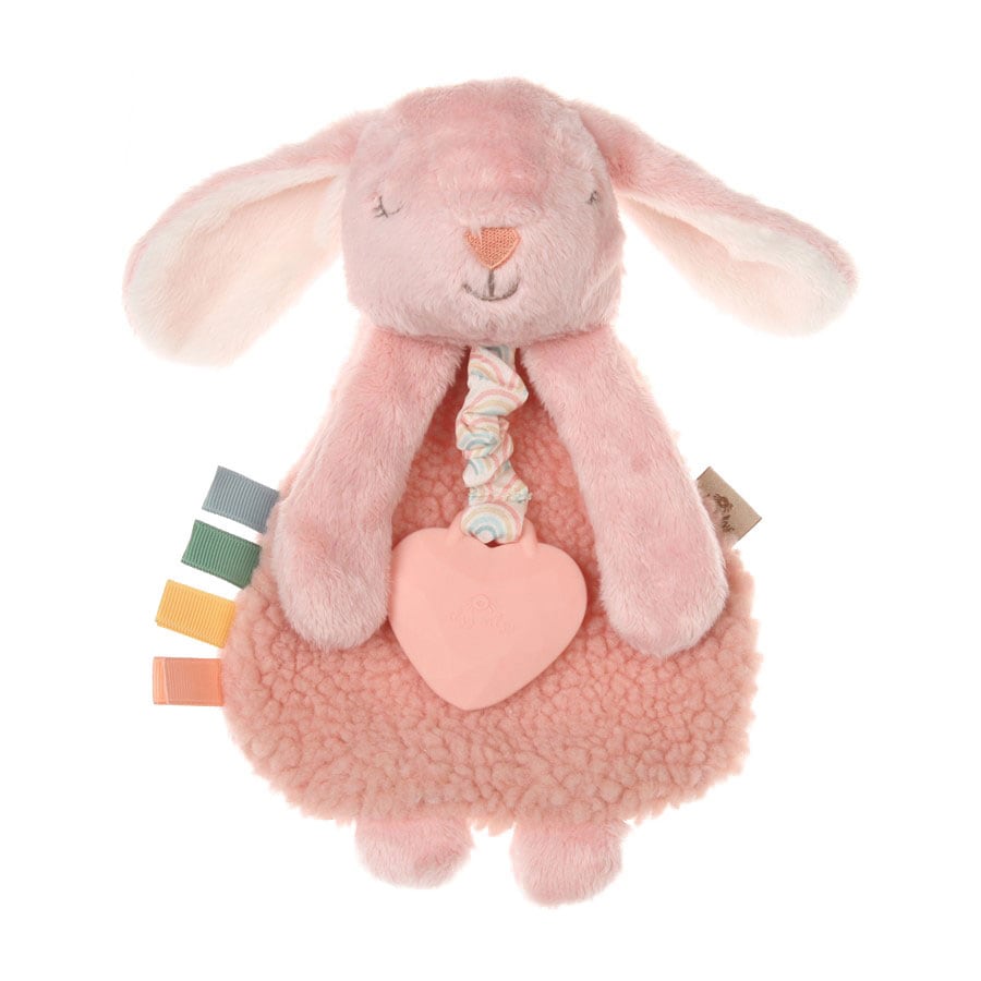 Lovey Plush with Silicone Teether Toy