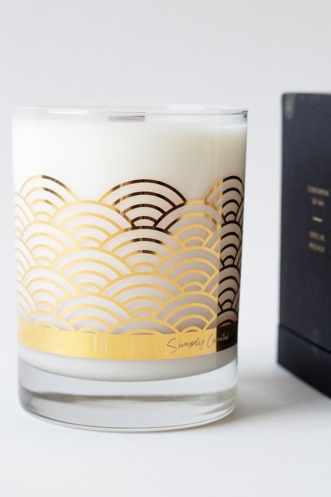 Grapefruit + Bergamot 22k Gold Soy Candle