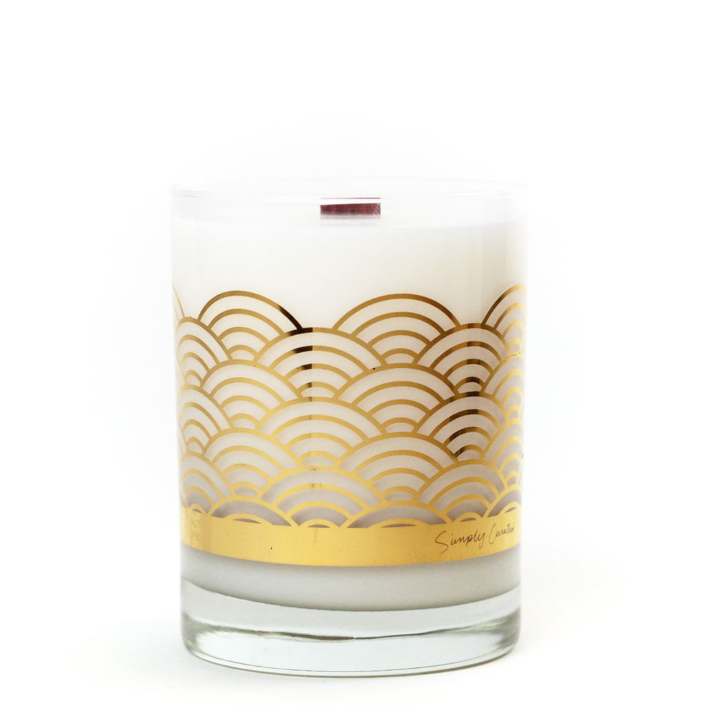 Grapefruit + Bergamot 22k Gold Soy Candle