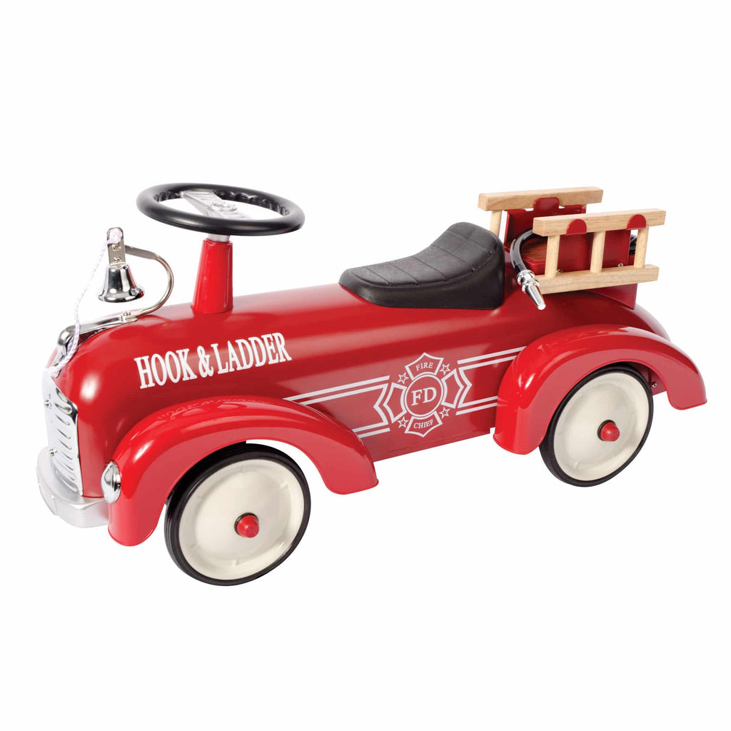 Metal Speedster Ride-On Firetruck