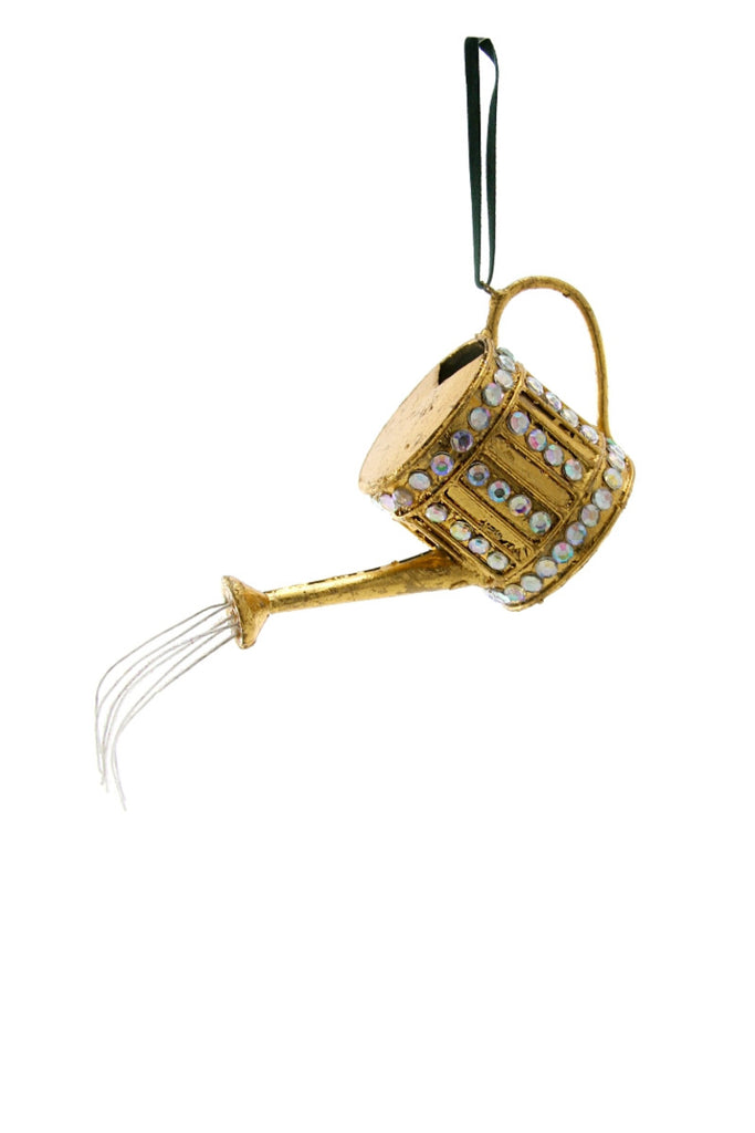 JEWELED WATERING CAN ornaments