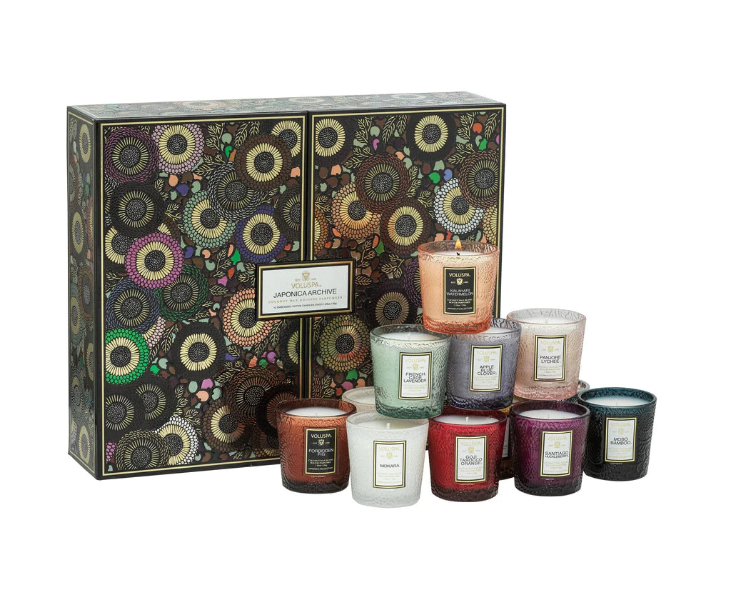 Japonica Archive - 12 Votive Gift Set