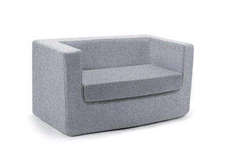 LA Floor Model Cubino Loveseat Ash & Blue