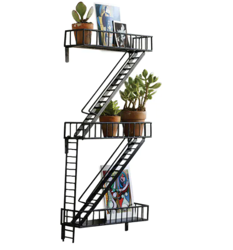 Fire Escape Shelf